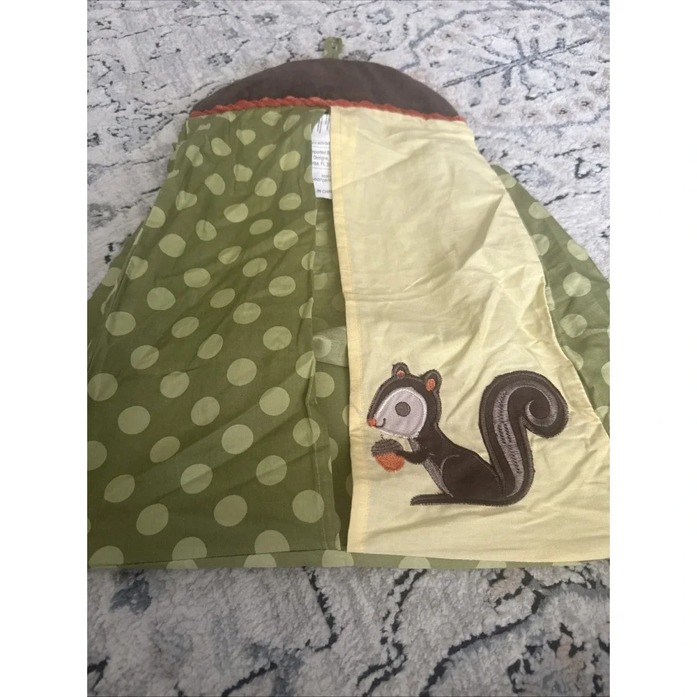 Woodland Forrest Hanging Diaper Stacker Primitive Cottage Core Squirrel